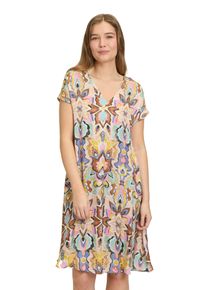 Vera Mont Damen Sommerkleid "Vera Mont Sommerkleid mit überschnittenen Ärmeln", blau, modisch, Gr. 36, Obermaterial: 100% Viskose., Kleider, Form