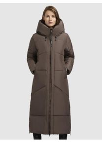 Khujo Damen Steppmantel "PRAYCE", grau, casual, Gr. L, unifarben, Web, Steppware, Obermaterial: 100% Polyester. Futter: 100% Nylon. Wattierung: 100%
