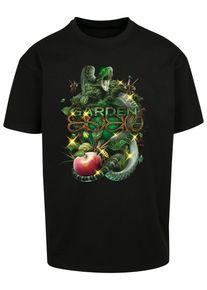 MisterTee Herren T-Shirt "MisterTee Herren Garden Of Eden Oversize Tee", schwarz, casual, Gr. L, unifarben, 100% Baumwolle, Shirts