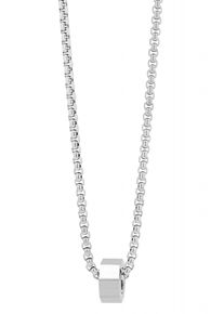 Adelia´s ADELIA ́S Damen Kette mit Anhänger "Neuheit 2025 - Unisex Edelstahl Halskette mit Anhänger", unbekannt, Edelstahl, silber, Edelstahl, Halsketten