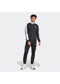 Herren Trainingsanzug "M TR CB TS", schwarz, sportlich, Gr. XL, adidas Sportswear, Obermaterial: 100% Polyester, Sportanzüge