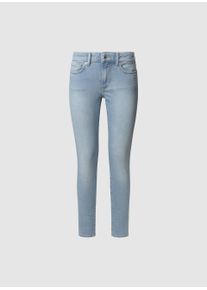 Pepe Jeans Damen Skinny-fit-Jeans "SKINNY JEANS LW", blau, casual, Gr. 26, Denim/Jeans, Obermaterial: 90% Baumwolle, 6% Polyester, 4% Elasthan,