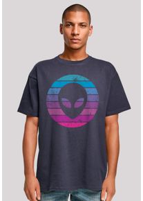F4NT4STIC Herren T-Shirt "Alien Kopf", blau, casual, Gr. XXL, Obermaterial: 100% Baumwolle, Shirts, Premium Qualität