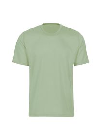 TRIGEMA Herren T-Shirt "TRIGEMA T-Shirt aus 100% Baumwolle", grün, Basic, Gr. M, 100% Baumwolle, Shirts