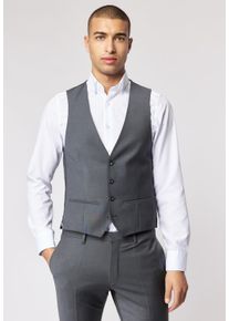 Roy Robson Herren Anzugweste "Slim fit - Baukasten 1", grau, modisch, Gr. 46, unifarben, 85% Schurwolle, 11% Polyamid, 49% Viskose, 51% Acetat, Westen