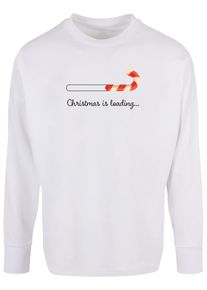 Merchcode Herren Longsleeve "Merchcode Herren", weiß, klassisch, Gr. XL, bedruckt, 100% Baumwolle, Shirts