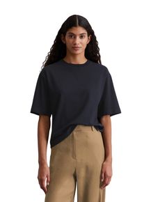 Marc O'Polo MARC O'POLO Damen T-Shirt "mit TENCEL Modal", blau, Basic, Gr. XXS, unifarben, Obermaterial: 48% Modal, 48% Baumwolle, 4% Elasthan, Shirts