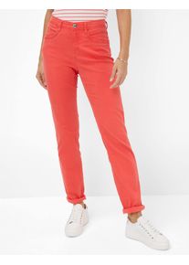 Brax Damen 5-Pocket-Jeans "Style MARY", rot, Gr. 21, 45% Baumwolle, 44% Lyocell, 9% Elastomultiester, 2% Elasthan, Jeans