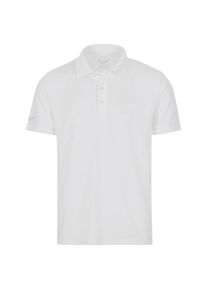 TRIGEMA Damen Poloshirt "TRIGEMA Klassisches Poloshirt COOLMAX", weiß, sportlich, Gr. XL, 100% Polyester (recycelt), Shirts