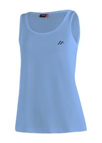 Maier Sports Damen Funktionsshirt "Petra", blau, Gr. 34, 100% Polyester, Shirts, Damen Tank-Top für Sport und Outdoor-Aktivitäten, ärmelloses Shirt