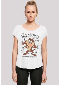 F4NT4STIC Damen T-Shirt "Looney Tunes Taz Vintage Tasmanian Devil", weiß, casual, Gr. XL, Obermaterial: 100% Baumwolle, Shirts, Damen,Premium