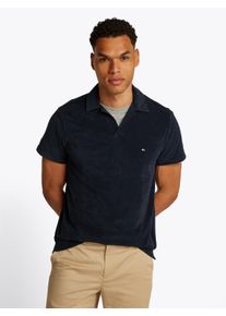 Tommy Hilfiger Herren Poloshirt "TOWELLING REG POLO", blau, casual, Gr. XL, Jersey, Obermaterial: 77% Baumwolle, 23% Polyester, Shirts