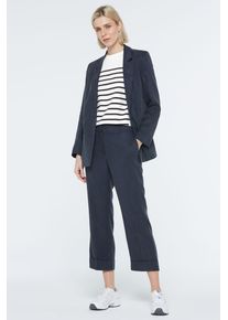 Damen Stoffhose, blau, casual, Gr. S, SENSES.THE LABEL, unifarben, Material: 100% Lyocell, Hosen, mit Elastikbund hinten