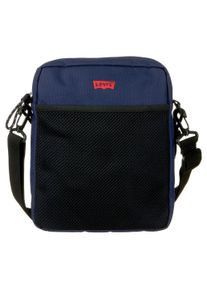 Levi's LEVI'S Damen Umhängetasche "Dual Strap North-South Crossbody", blau, Polyester, Taschen, mit abnehmbaren Umhängeriemen Schultertasche