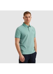 PME-Legend PME LEGEND Herren Poloshirt "Short sleeve polo stretch pique package", blau, casual, Gr. XL, unifarben, Jersey, Obermaterial: 96% Baumwolle, 4%