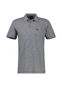 Lerros Herren Poloshirt "Lerros Poloshirt, sportiv-gestreift", blau, Gr. XL, 100% Baumwolle, Shirts
