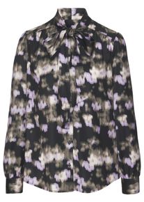 Lascana Damen Schluppenbluse, bunt, modisch, Gr. 34, bedruckt, Satin, Obermaterial: 100% Polyester, Blusen, aus Satin