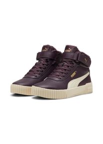 Puma Kinder Winterboots "CARINA 2.0 MID WTR JR", Gr. 37, lila, unifarben, sportlich, Schuhe, mit Klettverschluss für Jugendliche