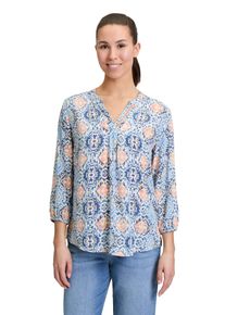 Cartoon Damen Shirtbluse "Cartoon Blusenshirt mit Muster", bunt, modisch, Gr. 46, Obermaterial: 100% Viskose., Blusen