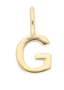 Adelia´s ADELIA ́S Damen Buchstaben-Anhänger "Damen & Herren 333 Gold Buchstabenanhänger G", Gelbgold 333-Gold, gold, Gelbgold 333, Gold, Schmuckanhänger, für