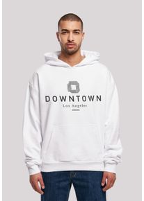 F4NT4STIC Herren Kapuzenpullover "Downtown LA OVERSIZE HOODIE", weiß, casual, Gr. XL, Obermaterial: 100% Baumwolle, Pullover, Print