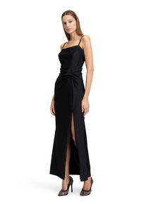 Vera Mont Damen Abendkleid "Vera Mont Abendkleid mit Raffung", schwarz, feminin, Gr. 42, Jersey, Obermaterial: 81% Polyamid, 19% Elasthan. Futter:
