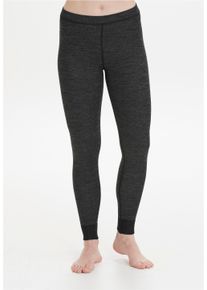 WHISTLER Kinder Thermohose "CAMEA", grau, sportlich, Gr. 48, meliert, 45% Wolle, 45% Polyester, 10% Elasthan, Hosen, mit hohem Merinowolle-Anteil