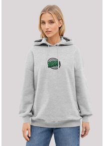 F4NT4STIC Damen Kapuzenpullover "Tokyo Stickerei", grau, casual, Gr. M, Obermaterial: 80% Baumwolle, 20% Polyester, Pullover, Premium Qualität