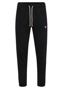 Hummel Herren Jogginghose "hmlREGULAR SWEATPANT BEE", schwarz, sportlich, Gr. XL, Obermaterial: 70% Baumwolle, 30% Polyester, Hosen