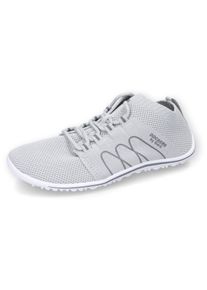 Damen Barfußschuh, Dockers by Gerli, Gr. 39, grau, Textil, sportlich, Schuhe, Sneaker, Schnürschuh mit Wechselfußbett