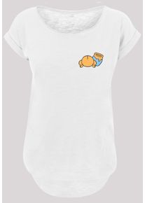 F4NT4STIC Herren Kurzarmshirt "F4NT4STIC Damen Disney Winnie Pooh with Ladies Long Slub Tee", weiß, casual, Gr. XS, unifarben, 100% Baumwolle, Shirts