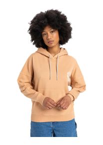 Quiksilver Damen Hoodie "Oversized", braun, Gr. XS, 85% Baumwolle, 15% Polyester, Sweatshirts