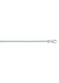 Adelia´s ADELIA ́S Damen Goldkette "333 Weißgold Anker Halskette Ø 1,1 mm", 42, Weißgold 333, silber, Weißgold 333, Halsketten, Weißgoldschmuck für Damen