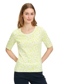 Betty Barclay Damen Kurzarmshirt "Betty Barclay Basic Shirt mit Rippenstruktur", bunt, casual, Gr. 42, Rippware, Obermaterial: 95% Baumwolle, 5%