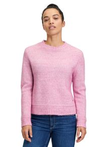 BETTY & CO BETTY & CO Damen Strickpullover "Betty & Co Strickpullover mit Rippbündchen", rosa, casual, Gr. 44, Strick, Obermaterial: 52% Polyester recycelt, 32%