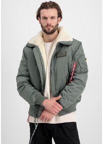Herren Bomberjacke "B15-3 TT", grün, modisch, Gr. XL, Alpha Industries, unifarben, Web, Obermaterial: 100% Nylon, Jacken