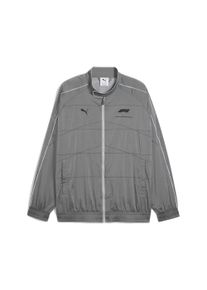 Puma Herren Trainingsjacke "F1 T7 Oversized Trainingsjacke Herren", grau, Gr. XL, Obermaterial: 100% Nylon; Futter: 100% Polyester; Ärmelfutter: 100%