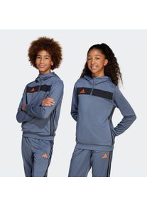 Kinder Kapuzensweatshirt "TIRO ES SW HD Y", grau, sportlich, Gr. 152, adidas Performance, Obermaterial: 100% Polyester, Sweatshirts
