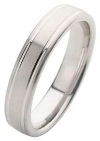 Firetti Trauring "Schmuck Geschenk Hochzeit Ehering Trauring "LIEBE"", 19, ohne Zirkonia, Silber 925 (Sterlingsilber), 5mm, silber, Silber 925