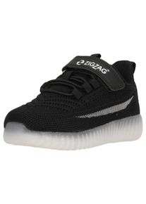ZIGZAG Kinder Sneaker "Falaric", Gr. 32, schwarz, Kunstfaser, Polyurethane, casual, Schuhe, mit rutschfestem Allwetterprofil