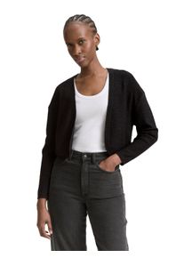 Damen Cardigan, schwarz, casual, Gr. S, Tom Tailor Denim, unifarben, Strick, Obermaterial: 55% Polyacryl, 45% Polyamid, Strickjacken