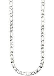 Bruno Banani Damen Edelstahlkette "Schmuck Geschenk Halsschmuck Halskette", Edelstahl, L: 55cm B: 5,5mm, silber, Edelstahl, B:5,5mm, Halsketten