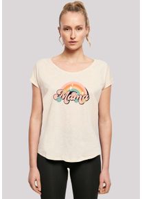 F4NT4STIC Damen T-Shirt "Mothers Day Celebration Rainbow", weiß, casual, Gr. XL, Obermaterial: 100% Baumwolle, Shirts, Premium Qualität