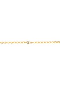 Firetti Damen Collierkettchen "Schmuck Geschenk Gold 333 u. 585 Armband Kette Panzerkette diamantiert", 19, Gelbgold 333, B: 4mm, gold, Gelbgold 333,