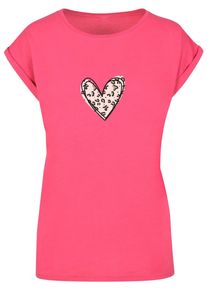 Merchcode Herren T-Shirt "Merchcode Damen", pink, casual, Gr. L, bedruckt, 100% Baumwolle, Shirts