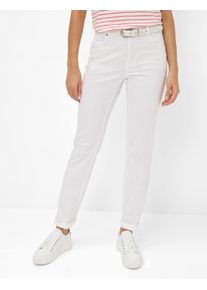 Brax Damen 5-Pocket-Hose "Style MARY", weiß, Gr. 19, 78% Baumwolle, 19% Lyocell, 3% Elasthan, Hosen