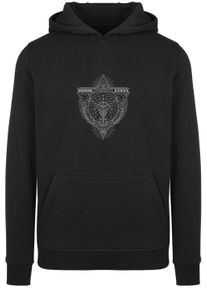 F4NT4STIC Herren Rundhalspullover "F4NT4STIC Herren", schwarz, casual, Gr. XS, unifarben, 65% Baumwolle, 35% Polyester, Pullover