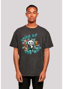 F4NT4STIC Herren T-Shirt "Tao Tao Child Of The Wild", schwarz, casual, Gr. L, Obermaterial: 100% Baumwolle, Shirts, Retro, Heroes of Childhood, TV