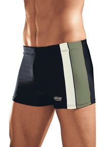 H.I.S. H.I.S Herren Boxer-Badehose, schwarz, Gr. 5, Polyamid, Badehosen, mit Kontrasteinsätzen
