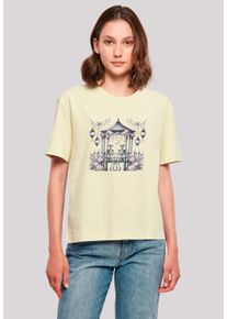 F4NT4STIC Damen T-Shirt "Skelett Paar Valentinstag", gelb, casual, Gr. XXL, Obermaterial: 100% Baumwolle, Shirts, Premium Qualität